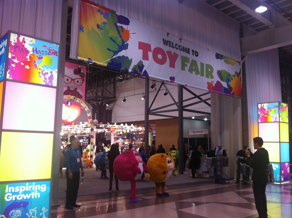 Photograph of the entrance to Toy Fair 2012 in NYC