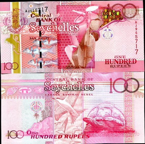 100 Rupií Seychely 2011