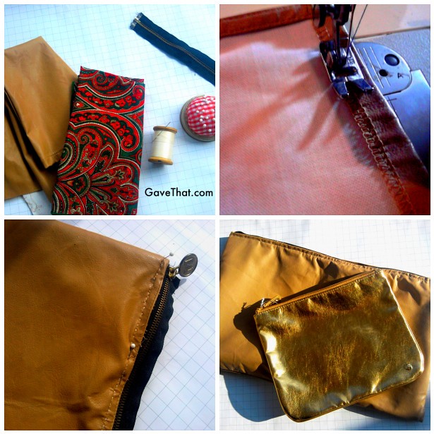 Step by step how to sew your own DIY Pouch Clutch Purse