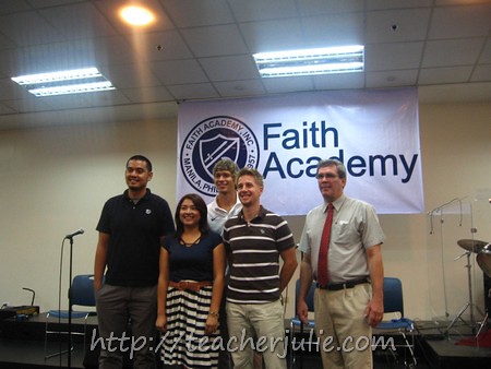 Faith Academy Staff and Kirk Long
