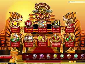 Golden Tiger Casino Lobby