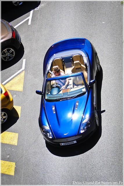 Sexy Blue Aston Martin db9 volante and audi r8 v10 spyder