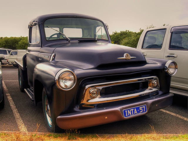 1957 International Pickup Truck It's a shame this was in the car park