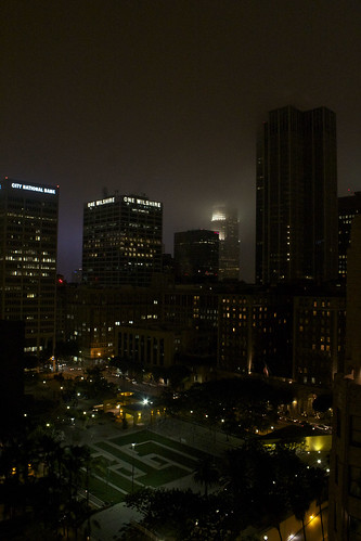views of DTLA from Perch