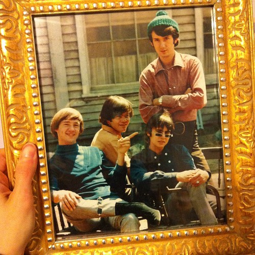 Framed photo of the Monkees.
