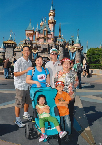 Family picture at the Magic Kingdom