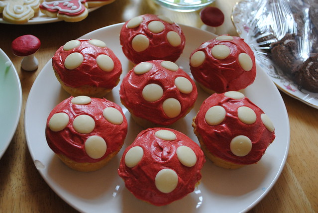 Toadstool muffins
