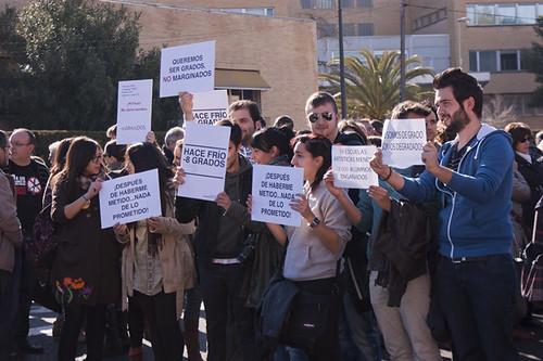 Manifestación y asamblea estudiantil 23Feb2012