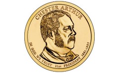 Chester Arthur dollar coin