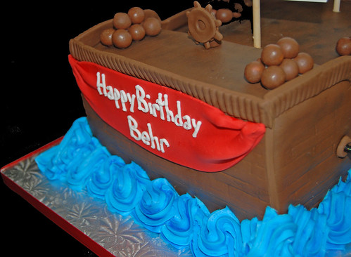 3rd birthday pirate ship cake birthday banner