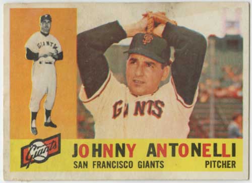 1960 Topps Johnny Antonelli