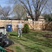 Rob at work in the yard March 2012