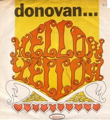 Donovan record jacket "Mellow Yellow" copy
