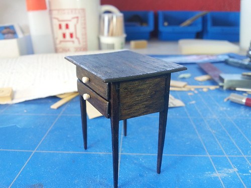CDHM Artisan David Gironella creating 1:12 scale furniture for the dollhouse miniature collector.  Including period furniture, queen anne, edwardian, and modern