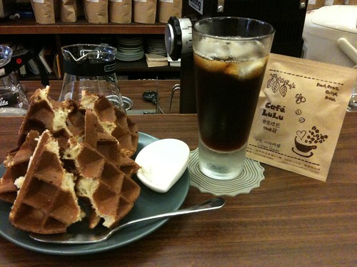 cafe  lulu 鬆餅 冰咖啡