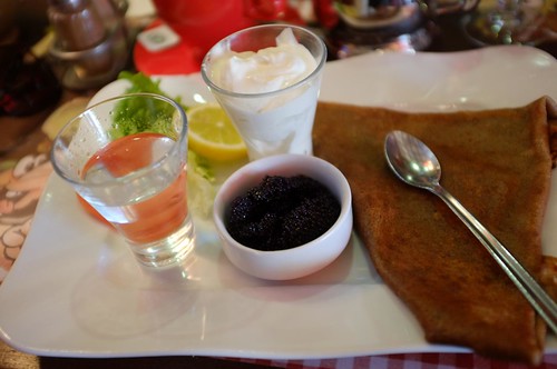 crepe lunch at Cluny Cafe