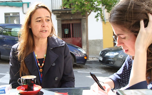 Sandra Balsells con Ana Gonzñalez Vera