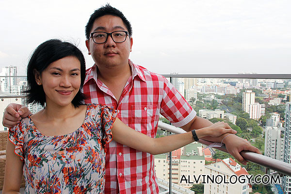 Rachel and I, on the rooftop of Oasia Hotel