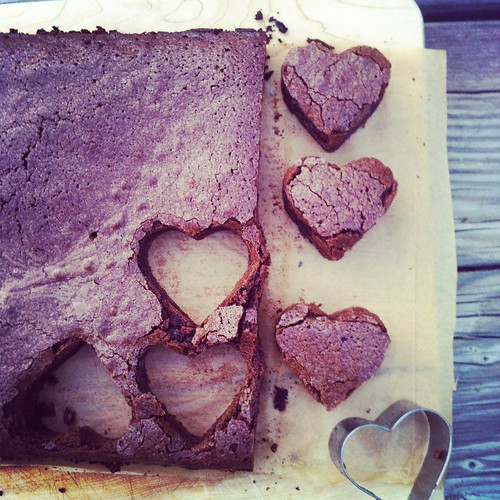 brownie hearts