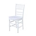 White Chivari Chair Bds $12 RENTAL