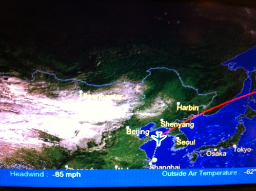 Didn't realize US airlines are allowed to fly over North-Korea