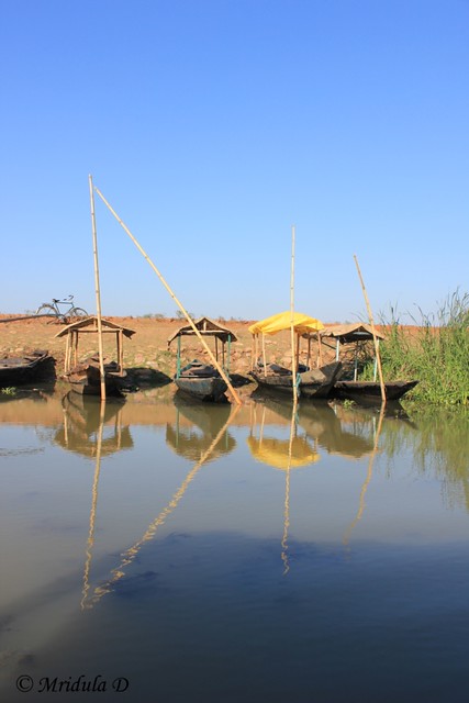 Boats at Mangalajodi, Odisha, India