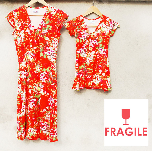 Fragile kleedjes voor groot en klein