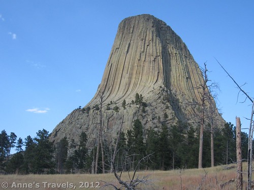 Devil's Tower from the Red Beds Trail, Devil's Tower National Monument, Wyoming