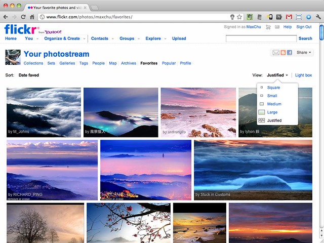 Flickr Justified View : My Favorites