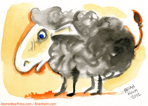111 Minna Sketch Tuesdays March 2012 - sheep
