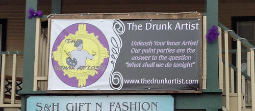 The Drunk Artist sign