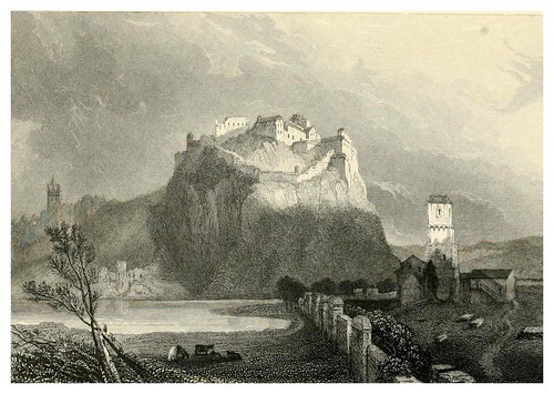 008-Iglesia de San Cuthbert - Fortunes of Nigel-Finden's landscape illustrations of the Waverley novels.. 1834-varios artistas
