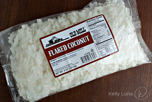 flaked coconut