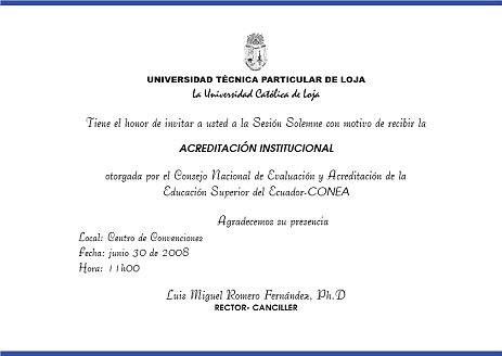 invitacion institucional 

1