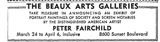fairchild art show 1942