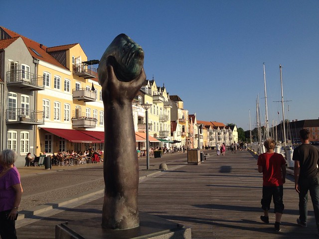 The fishhand on Sonderborg Harbour
