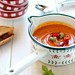 Zuppa fredda di pomodori e peperoni arrosto