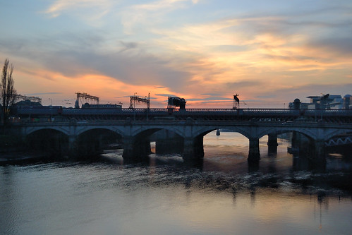 Sunset Over The Bridges by Click And Pray