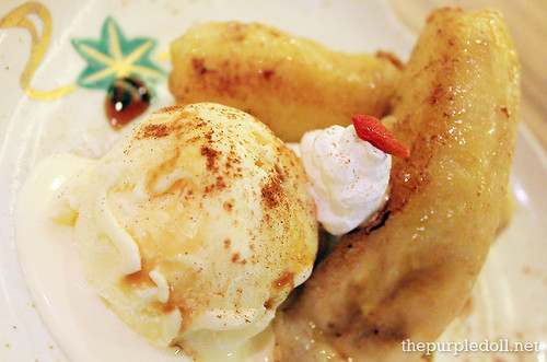 Grilled Banana with Vanilla and Kuromitsu P150