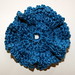 Ruffled crochet flower - free pattern