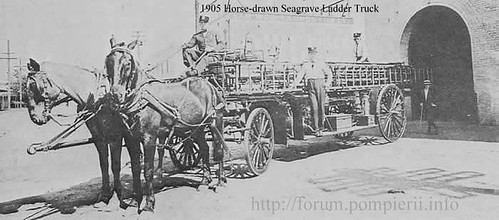 Scară "Seagrave" cu tracţiune hipo - 1905