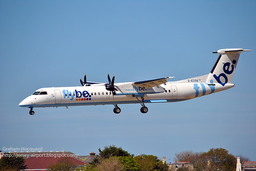 G-ECOA De Havilland Canada DHC-8-402 by Jersey Airport Photography