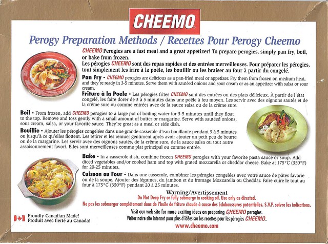 Cheemo cooking instructions
