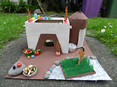 H's finished Aztec house project