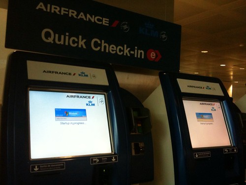 Air France "Quick" Check-In