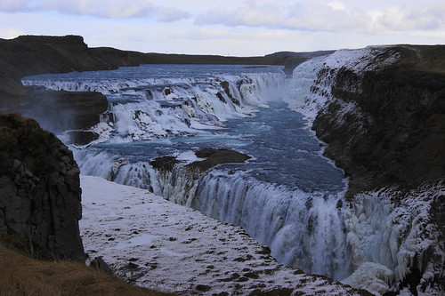Gullfoss (Golden Falls) waterfalls, Iceland
