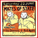 Leia Bell Mates of State gig poster