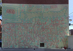 Keith Haring Mural - Untitled