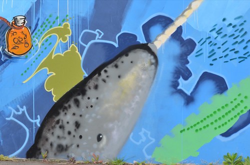 narwhal mural