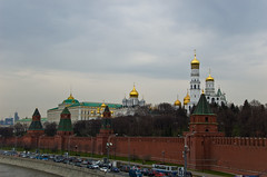 Vue sur le Kremlin depuis le Pont Bolshoy Moskvoretsky